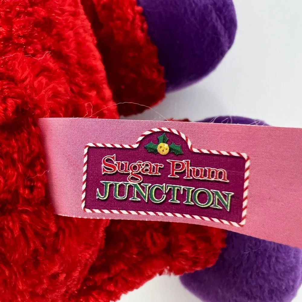Sugar Plum Junction Santa‎ Claus Plush Doll Red Green Whimsical Holiday Toy 10
